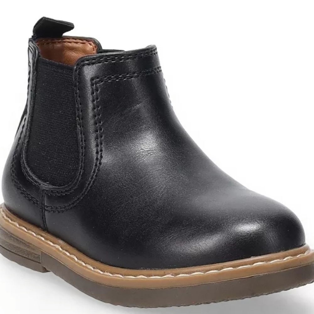 Jumping Beans Black Toddler Chelsea Boots - Unisex NWT
